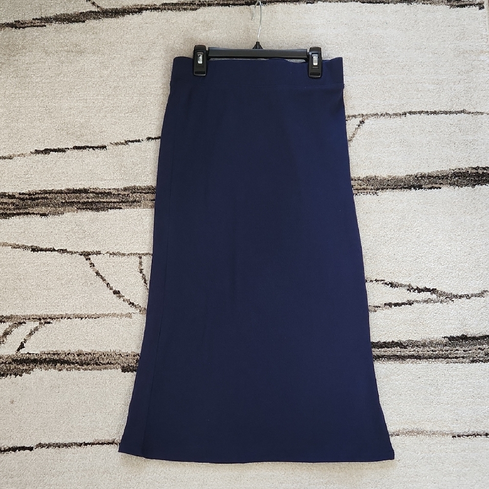 Threads 4 Thought Classic Long Navy Flowy Elastic Skirt - Women's XS - NWT